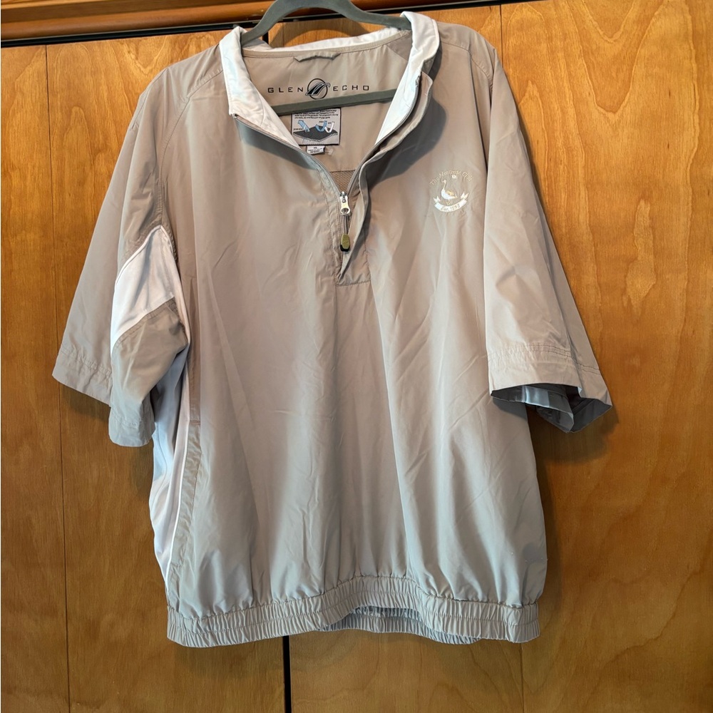 Men's Glen Echo Half Zip, Short Sleeve Windbreaker